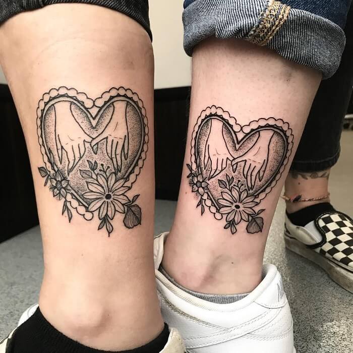 Heartfelt Connecting String tattoo