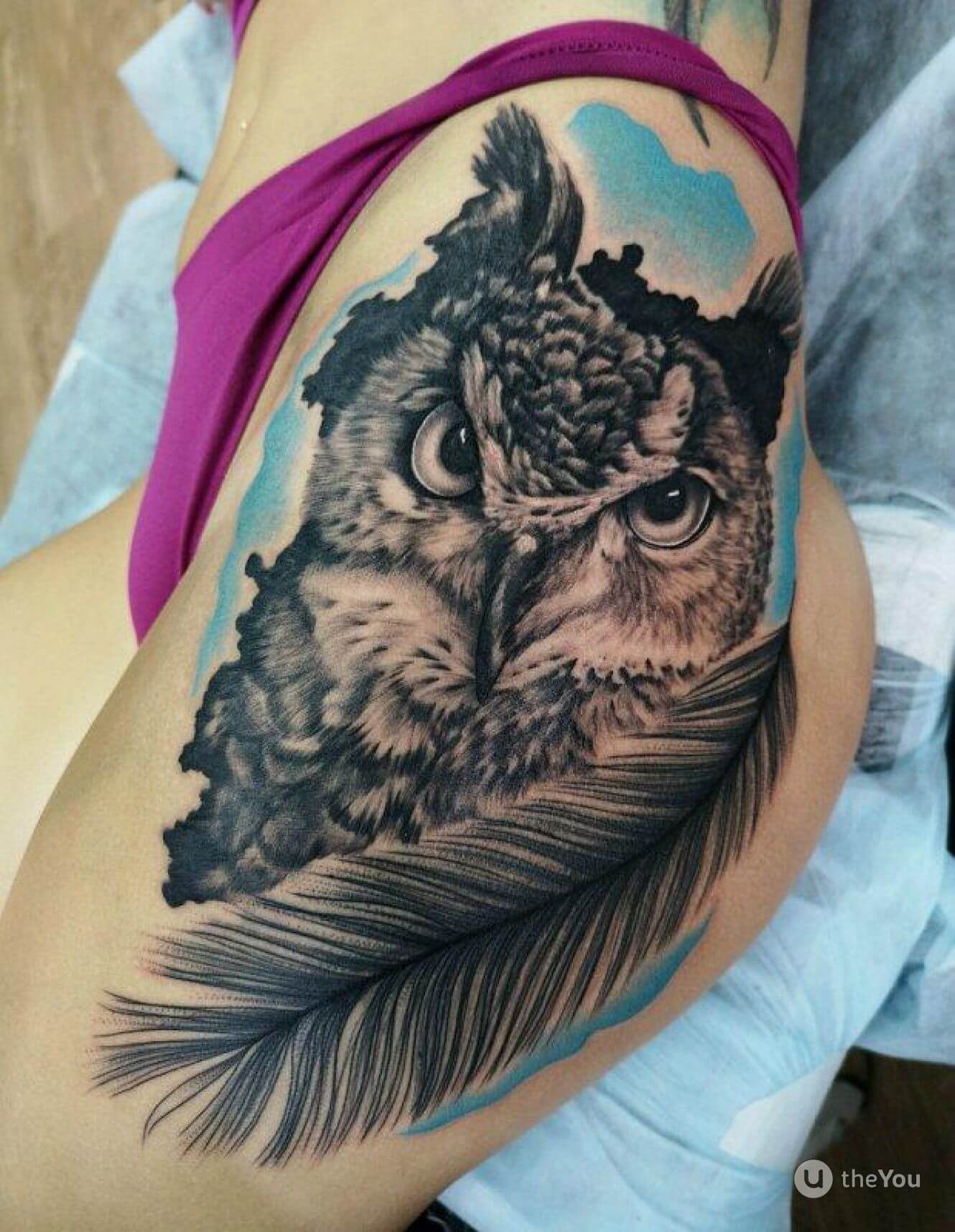 Owl howl tattoo
