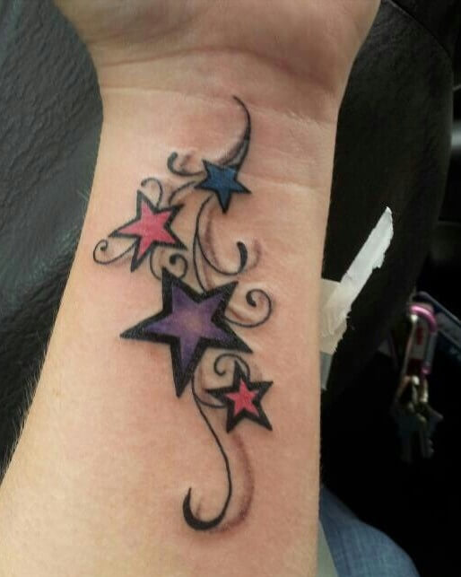 Starts and stars tattoo