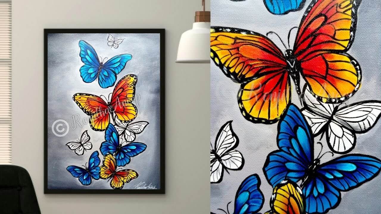This butterfly idea for acrylic