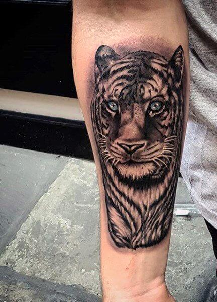 Tiger Forearm Tattoo